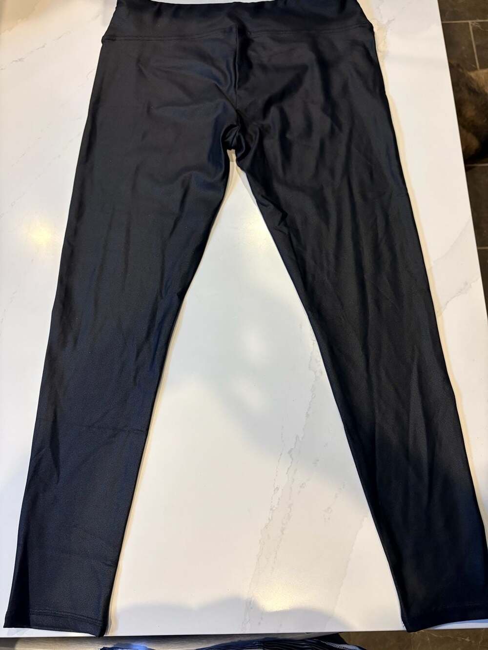 Jimilaka Faux Leather Leggings Size L Black(73)